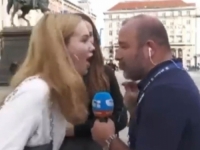 SRAMOTNI PRIZORI SA TRGA BANA JELAČIĆA: Italijanski novinar pokušao razgovarati sa dvije mlade Zagrepčanke, ali njihovo ponašanje i nekultura sve je zgrozila... (VIDEO)