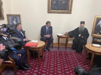 INFO IZ BEOGRADA: Milorad Dodik i Aleksandar Vučić se sastali s patrijarhom srpskim Porfirijem