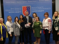 UPOZNAVANJE SA POSLIJERATNIM REFORMAMA: Forto razgovarao sa članicama Demokratske mreže žena Ukrajine