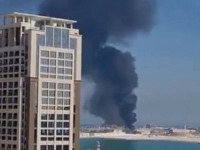 VELIKI POŽAR U KATARU: Crni dim iznad navijačkog kampa u gradu Lusail (VIDEO)