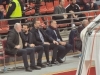 KOŠARKAŠKO SIJELO U LAKTAŠIMA: Konaković i Dodik tokom utakmice Igokee razgovarali o formiranju Vijeća ministara BiH