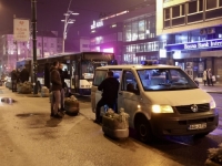 INCIDENT U CENTRU SARAJEVA: Pucano na autobus? (FOTO)