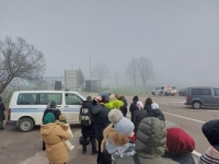 ČEČENI KOJI SE NALAZE NA GRANIČNOM PRIJELAZU MALJEVAC: 'Ne želimo ratovati u Ukrajini, svi muškarci završit će na ratištu' (FOTO)