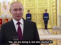 NEVJEROVATAN SNIMAK IZ KREMLJA: Pripiti Putin s čašom alkohola u ruci objašnjavao zašto uništava Ukrajinu (VIDEO)