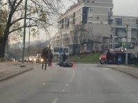 POTVRĐENO ZA 'SB': U saobraćajnoj nesreći u centru Sarajeva povrijeđen vozač motora