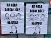 'DRITANI IZ NAŠEG SOKAKA': Širom Sarajeva osvanuli plakati na kojima su Nikšić, Konaković i Forto (FOTO)