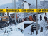 NOVI PROBLEMI U GLAVNOM GRADU: U sarajevskom naselju se prevrnula grtalica dok je čistila snijeg