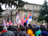 DESNIČARSKE PARTIJE U SRBIJI PROTESTVOVALE ISPRED VUČIĆEVOG KABINETA: Traže da odbaci prijedlog za Kosovo