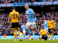 SENZACIONALNI NORVEŽANIN RUŠI REKORDE: Manchester City savladao Wolvese, Haaland postigao četvrti hat-trick sezone (VIDEO)