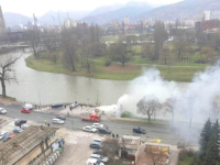 POŽAR U CENTRU ZENICE: Gorio putnički automobil