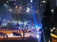 POLICIJA NA LICU MJESTA: Žestok sudar u Sarajevu, od siline udarca jedno vozilo...