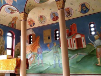 ŠOKANTNO, JEZIVO, SKANDALOZNO: Na zidu crkve čiju su gradnju pomogli i Bošnjaci, prikazano kako muslimani ubijaju dijete u kolijevci (FOTO, VIDEO)