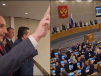 DA NIJE ŽALOSNO, BILO BI SMIJEŠNO: Delegacija iz NSRS u ruskom parlamentu dočekana aplauzom, uzvratili sa tri prsta (VIDEO)