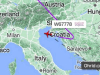 DRAMA NA NEBU: Putnički avion iznad granice BiH i Hrvatske naglo promijenio smjer