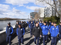 NA LIJEPOM, PLAVOM DUNAVU: Zmajevi su jutro u Bratislavi proveli u ugodnoj šetnji, a sinoć su...