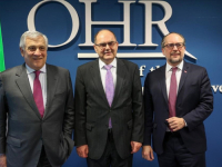 CHRISTIAN SCHMIDT RAZGOVARAO SA SCHALLENBERGOM I TAJANIJEM: 'Kandidatski status BiH dobar odgovor na geopolitičke izazove'