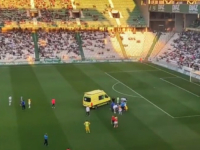 DRAMATIČNE SCENE IZ ŠPANIJE: Srbijanski fudbaler se srušio na teren, na stadionu zavladao muk (VIDEO)
