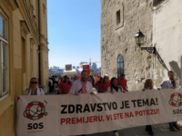 VELIKI PROTEST DOKTORA U ZAGREBU: 'Potcijenjeni smo, ministar Vili Beroš nema viziju'