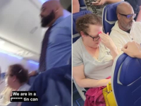 NEVIĐENI ISPAD DIVLJAKA U AVIONU: Poludio zbog plača jedne bebe, putnici u šoku (VIDEO)