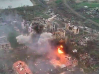 PROCURIO VIDEO SNIMAK: Pogledajte kako su Ukrajinci sravnili sa zamljom uporište Wagnera (VIDEO)