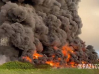 VELIKI POŽAR U OKUPIRANOM SEVASTOPOLJU: Gori rezervoar goriva, Rusi kažu da je pogođen dronom