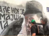 PREKINUTA AKCIJA: Građani u Beogradu uklanjali mural ratnog zločinca Ratka Mladića, pogledajte šta se na kraju dogodilo...