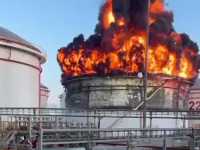 PREKO OVOGA RUSI NEĆE OLAKO PREĆI: Pogledajte rusko skladište nafte u plamenu nakon razornog napada ukrajinskih dronova (FOTO, VIDEO)