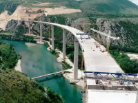 MEGASTRUKTURA OD KOJE ZASTAJE DAH: Najveći most na Koridoru 5C spaja obale rijeke (VIDEO)