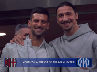 DŽEKO IM POKVARIO NOĆ: Đoković i Ibrahimović skupa gledali polufinale Lige prvaka na San Siru (VIDEO)
