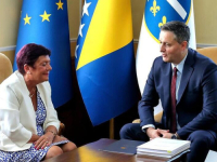 BEĆIROVIĆ SA AMBASADORICOM FRANCUSKE: 'Ako ne sankcionira Dodika, Schmidt nema više nikakvo pravo da donosi odluke koje se odnose na Federaciju'