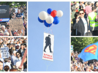 PETI PROTEST 'SRBIJA PROTIV NASILJA': Više hiljada građana ispred Skupštine u tišini odalo poštu stradalim u tragedijama (FOTO)