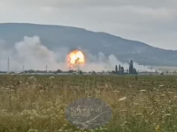 OBJAVLJENI NOVI SNIMCI: Pogledajte kako je planulo ogromno skladište ruske municije i oružja na Krimu (FOTO, VIDEO) 