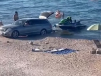 MOZAK U RIKVERCU: Mađar u Hrvatskoj automobilom ušao u more (VIDEO)