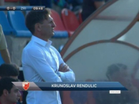 VELIKI PROPUST; IZGUBLJENI U TV PRENOSU: Grb beogradske Crvene zvezde na meču Urartua i Zrinjskog