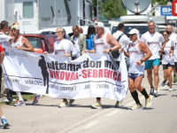 'SB' DOČEKALA ULTRAMARATONCE U POTOČARIMA: 'Svakim korakom odajemo počast ubijenim u genocidu' (FOTO)