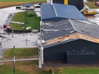 APOKALIPTIČNI PRIZORI IZ KRAJINE: Pogledajte šta je nakon zastrašujuće oluje ostalo od aerodroma u Mahovljanima… (FOTO)