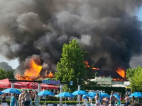 VELIKI POŽAR U AKVA PARKU U SLOVENIJI: Sumnja se da ga je izazvala eksplozija u kuhinji