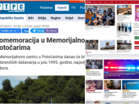 JAD I BIJEDA DODIKOVIH MEDIJA: Kako o komemoraciji i ukopu žrtava genocida u Srebrenici izvještavaju mediji pod kontrolom vladajućeg režima u RS-u…
