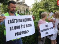 DEMONSTRACIJE U SARAJEVU: Protest ispred zgrade Vlade Federacije BiH, unatoč obećanjima od svega ništa...