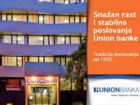 UNION BANKA U PRVOM POLUGODIŠTU: Izvanredni poslovni rezultati i uspješno okončana linija 'Stambeni krediti za mlade'