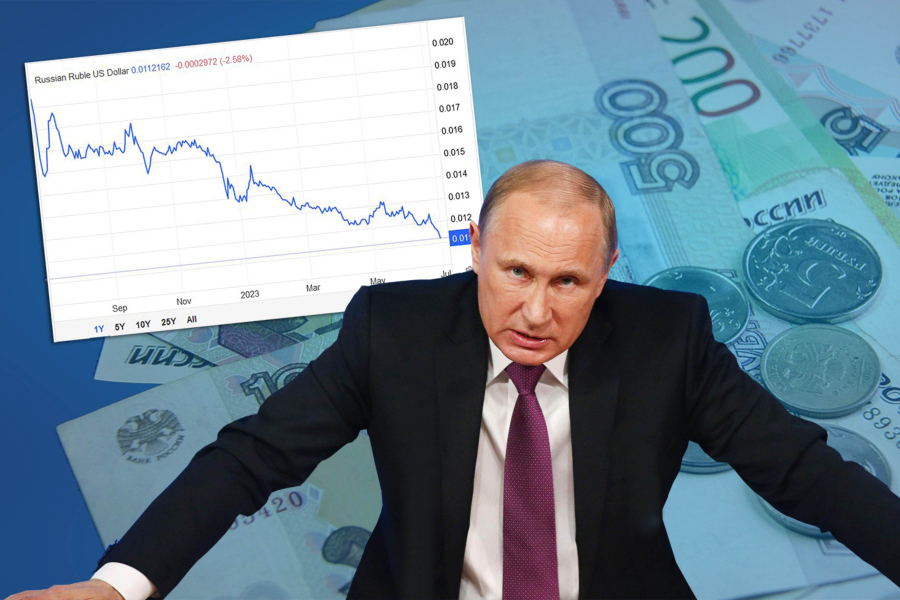 PUTIN PRED VELIKIM PROBLEMOM: Nastavljen pad ruske valute, 1 dolar vrijedi  96 rublji | Slobodna Bosna