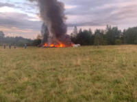 LETIO IZ MOSKVE ZA SANKT PETERBURG: Prve fotografije i navodni snimak pada Prigožinovog aviona