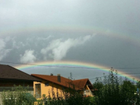 BAJKA NA NEBU IZNAD BH. GRADA: Dvostruka duga obasjala nebo nakon kiše