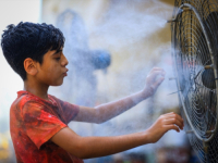 VRELO LJETO U IRAKU: Temperature dosežu i do 50 stepeni, na ulicama postavljeni ventilatori za rashlađivanje