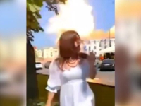 ZASTRAŠUJUĆI SNIMAK:  Ovo je trenutak žestokog ruskog napada na centar Černihiva (VIDEO)