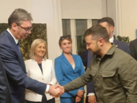 VUČIĆ I ZELENSKI U ATINI: Predsjednik Srbije stopirao odredbu o pozivu na uvođenje sankcija Rusiji