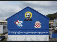 BOLESNI UMOVI U HERCEGOVINI: U Stocu osvanuo sramni mural sa granicama fašističke tvorevine NDH