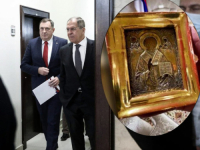 AFERA KOJA JE PODIGLA MNOGO PRAŠINE: Da li će Lavrov ikonu tražiti nazad kao poklon koji je iz sumnjivih razloga vratio Dodiku?!