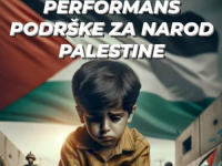 SUTRA NA PLATOU KOD VIJEĆNICE: Performans podrške za narod Palestine