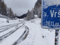 U SLOVENIJI SNIJEG: Agencija za okoliš - Arso izdala je za danas narandžasto vremensko upozorenje zbog...